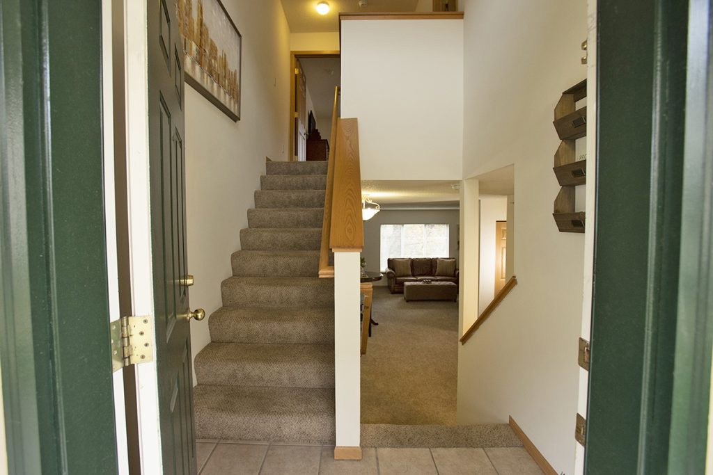 Split-level floor plan options for a true townhome feel