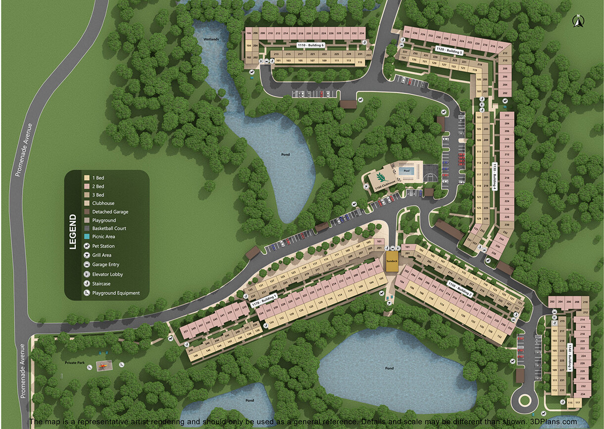Promenade Oaks Map